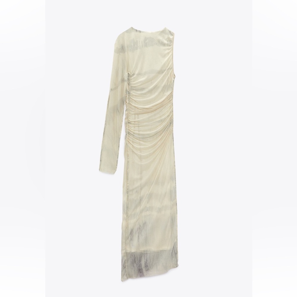 Asymmetric Tulle Dress